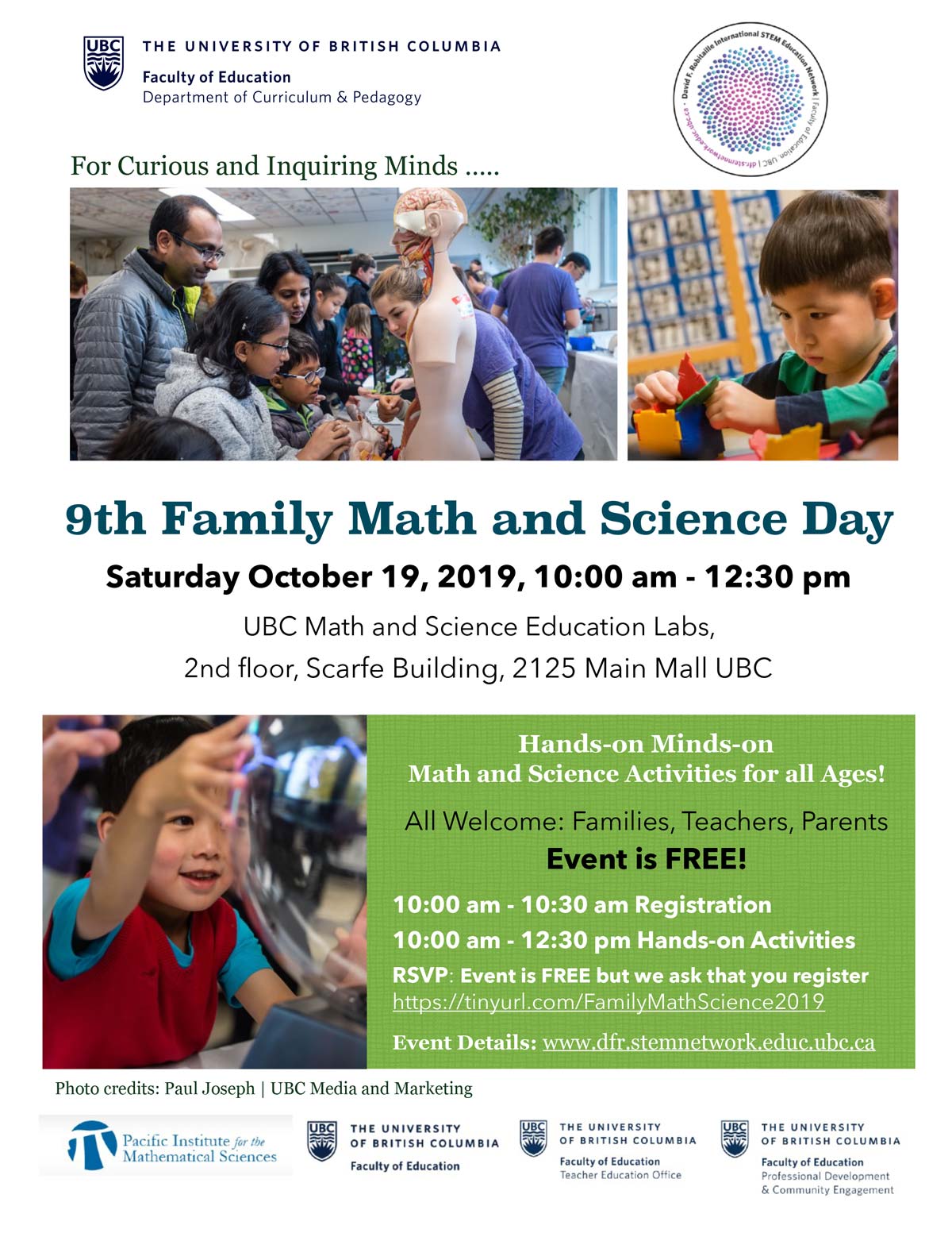 Family Math and Science Day 2019
