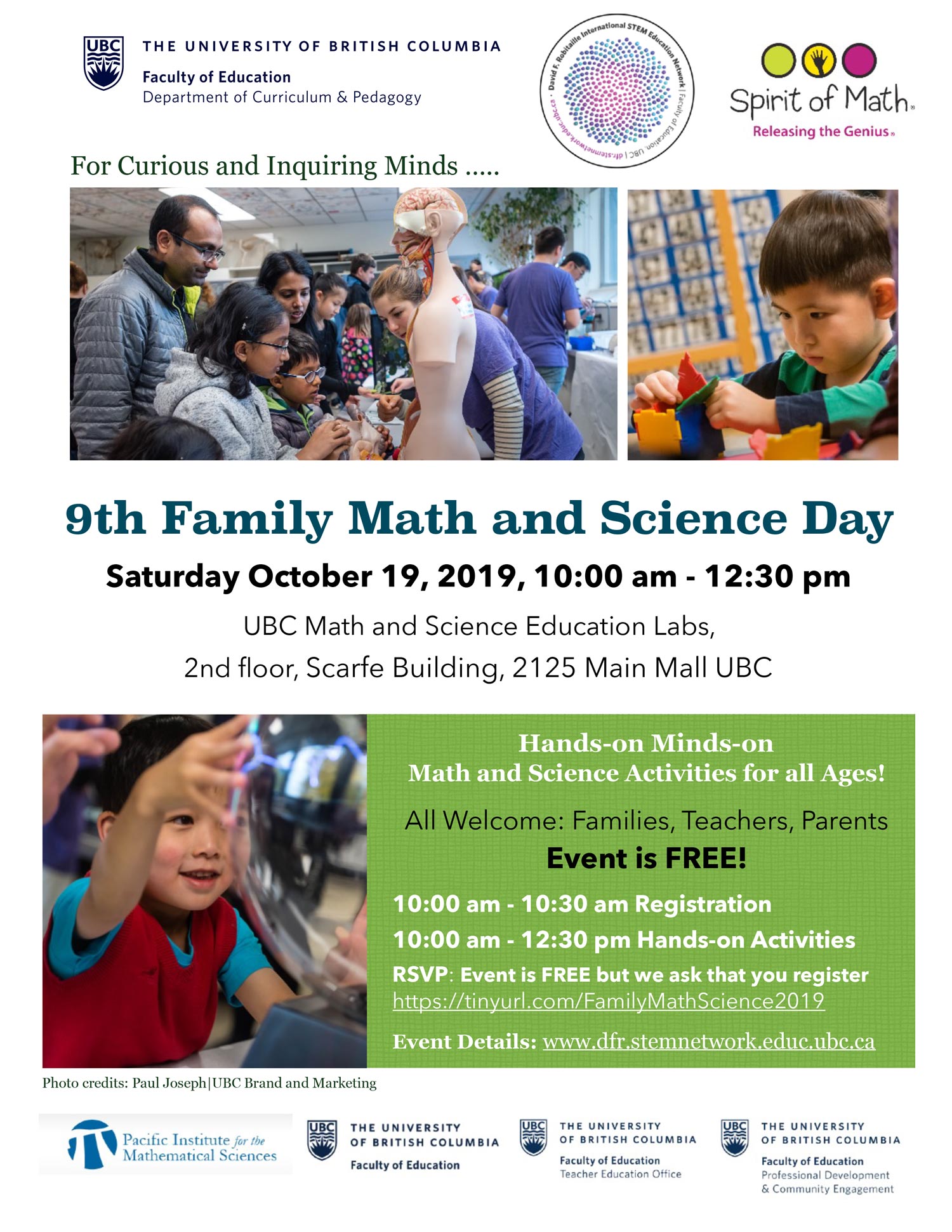 Family Math and Science Day 2019